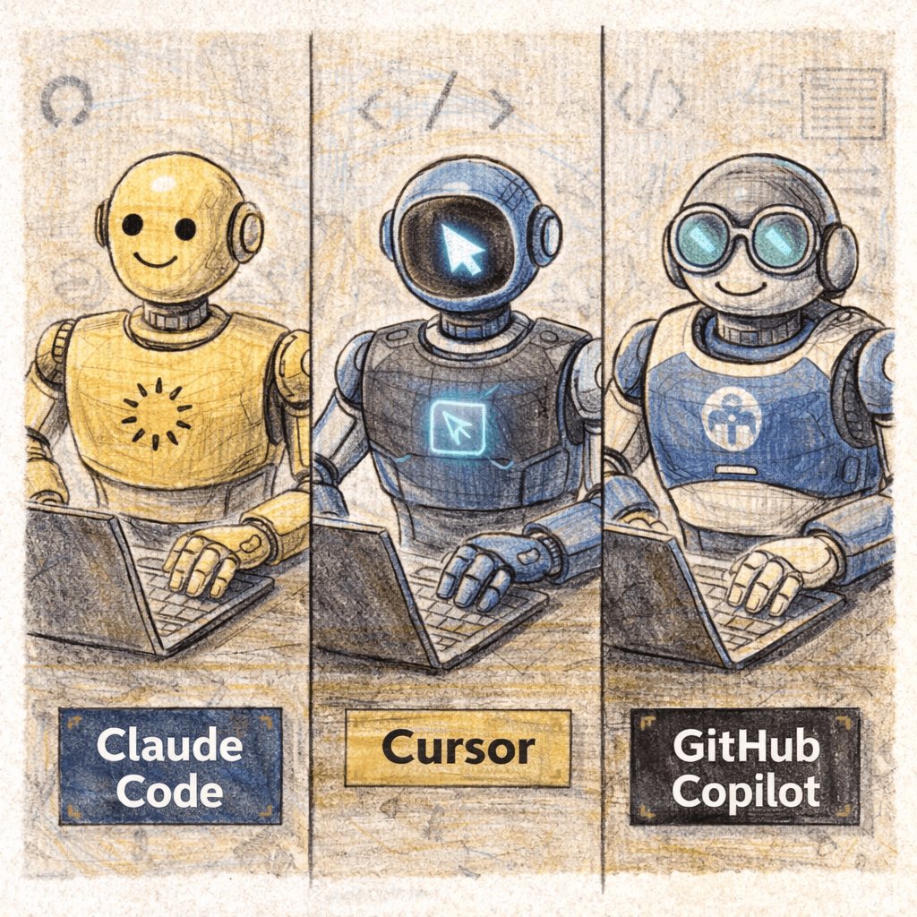 Claude Code vs. Cursor vs. GitHub Copilot: Testet i mars 2026